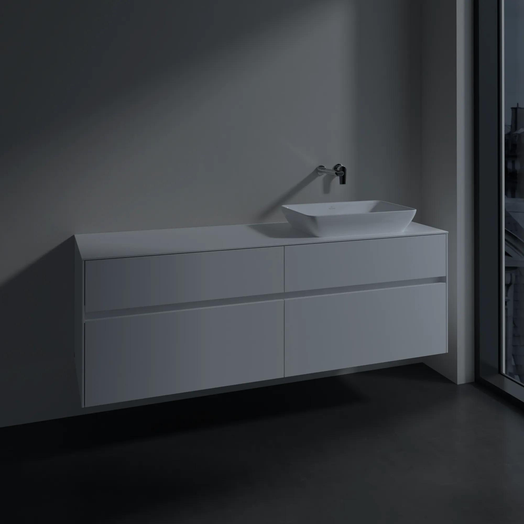 Villeroy & Boch Collaro Waschbeckenunterschrank C12200, 1600x548x500mm, White Matt Villeroy & Boch Collaro Waschbeckenunterschrank C12200, 1600x548x500mm, White Matt