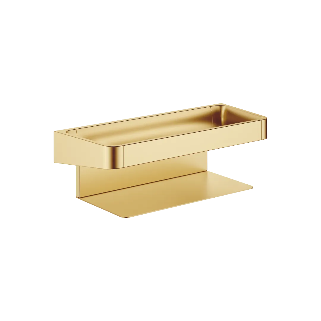 Dornbracht Ablage SERIENSPEZIFISCH Gold gebürstet PVD, Breite 303 mm, Ausladung 122 mm Dornbracht Ablage SERIENSPEZIFISCH Gold gebürstet PVD, Breite 303 mm, Ausladung 122 mm