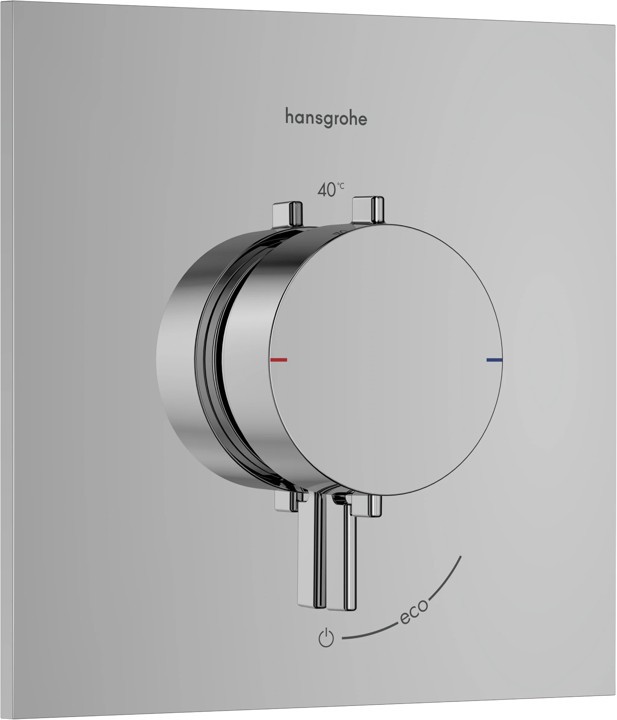 Hansgrohe Ecostat Comfort E Thermostat Unterputz, Chrom, 1 Verbraucher, max. Durchflussmenge 21,3 l/min bei 3 bar, einstellbare Temperaturbegrenzung Hansgrohe Ecostat Comfort E Thermostat Unterputz, Chrom, 1 Verbraucher, max. Durchflussmenge 21,3 l/min bei 3 bar, einstellbare Temperaturbegrenzung