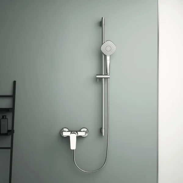 Brausekombination Idealrain 900mm 3-Funktionshandbrause, Durchmesser:100mm Chrom Brausekombination Idealrain 900mm 3-Funktionshandbrause, Durchmesser:100mm Chrom