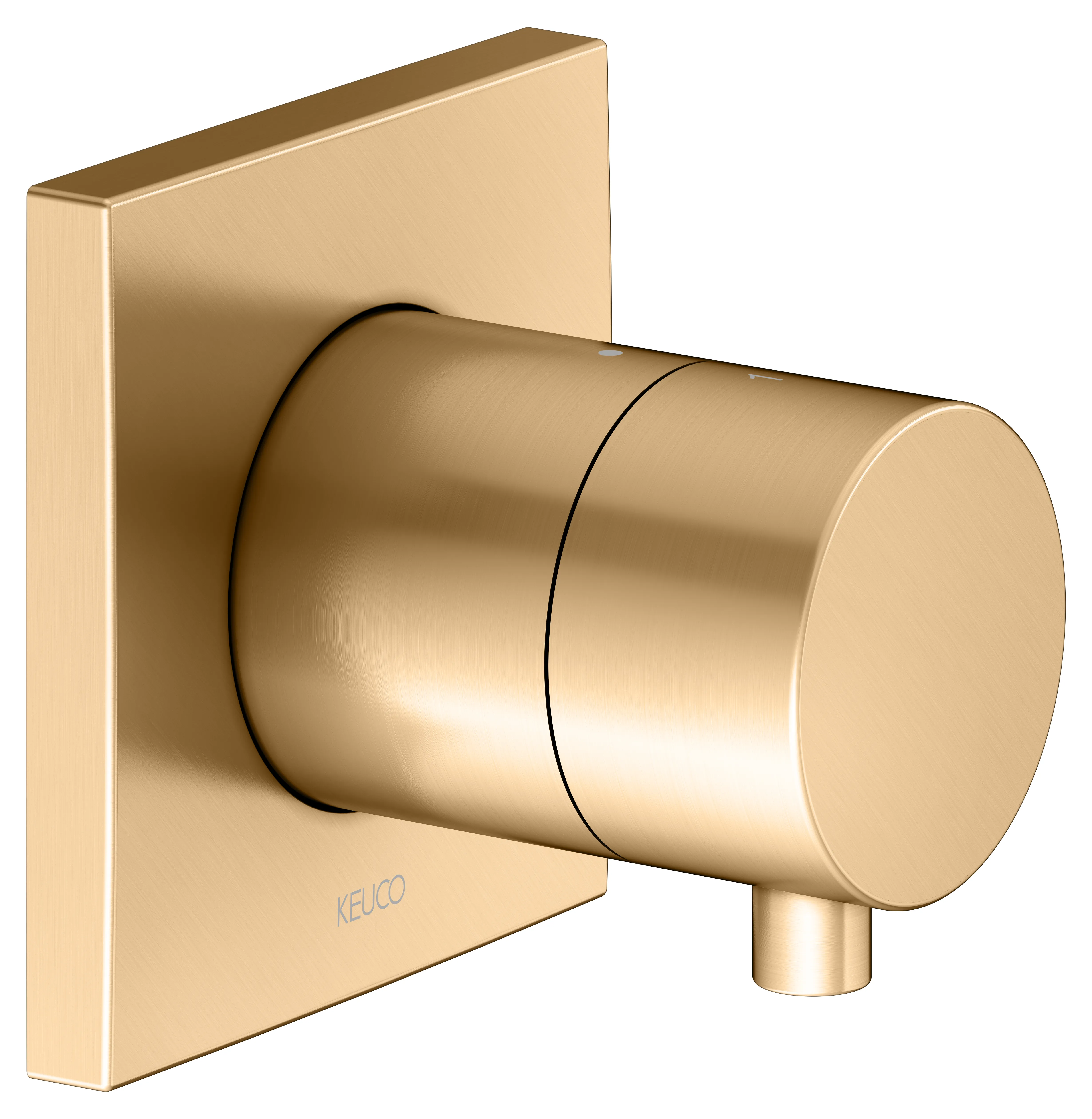 IXMO 2-Wege Umstellventil UP DN15 Messing gebürstet IXMO 2-Wege Umstellventil UP DN15 Messing gebürstet