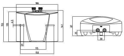 Clage Durchlauferhitzer „MBH 4“ Clage Durchlauferhitzer „MBH 4“
