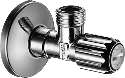 Hansgrohe Eckventil mit Feinfilter Abgang G ⅜, Chrom