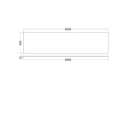 Kludi-ICOS Waschtisch-Deckplatte 200x50 H1,2cm Dunkel-Light Dove Kludi-ICOS Waschtisch-Deckplatte 200x50 H1,2cm Dunkel-Light Dove