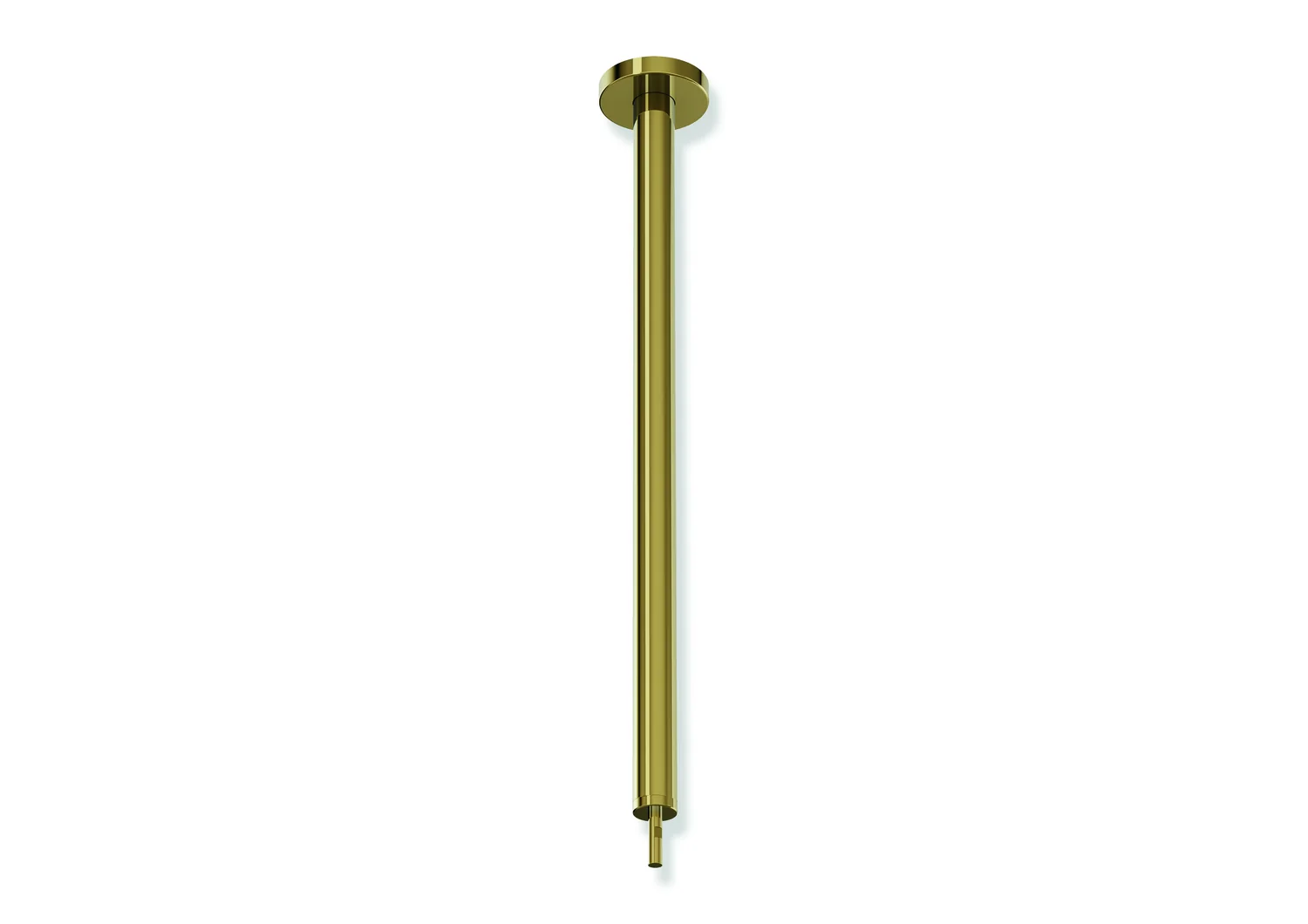 HEWI Deckenabhängung System 900, Edelstahl PVD gold glänzend, Länge 600 mm, auf 200 mm kürzbar, Durchmesser 25 mm HEWI Deckenabhängung System 900, Edelstahl PVD gold glänzend, Länge 600 mm, auf 200 mm kürzbar, Durchmesser 25 mm