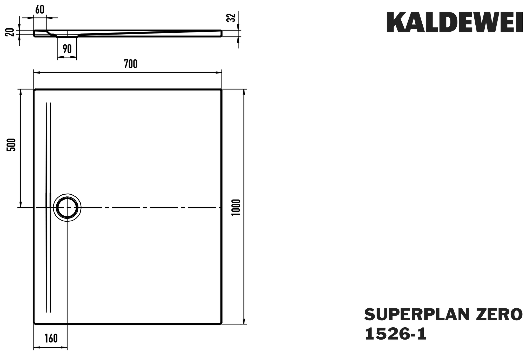 Kaldewei rechteck Duschwanne „Superplan Zero“ 70 × 100 cm ohne Oberflächenbeschichtung, ohne Oberflächenveredelung, in alpinweiß Kaldewei rechteck Duschwanne „Superplan Zero“ 70 × 100 cm ohne Oberflächenbeschichtung, ohne Oberflächenveredelung, in alpinweiß