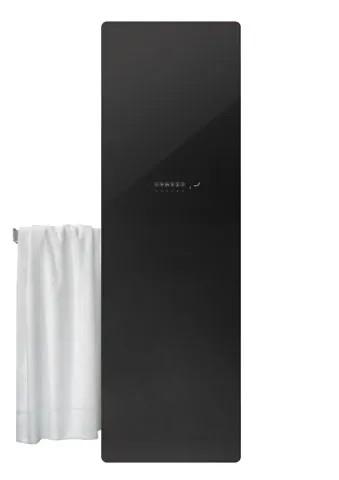 Design-Infrarotheizkörper „Deseo Verso“ 47,5 × 175 cm in schwarz