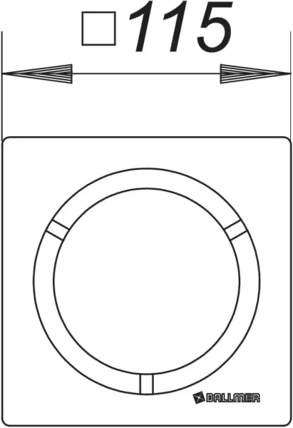 Rost Saturn, 115 x 115 mm