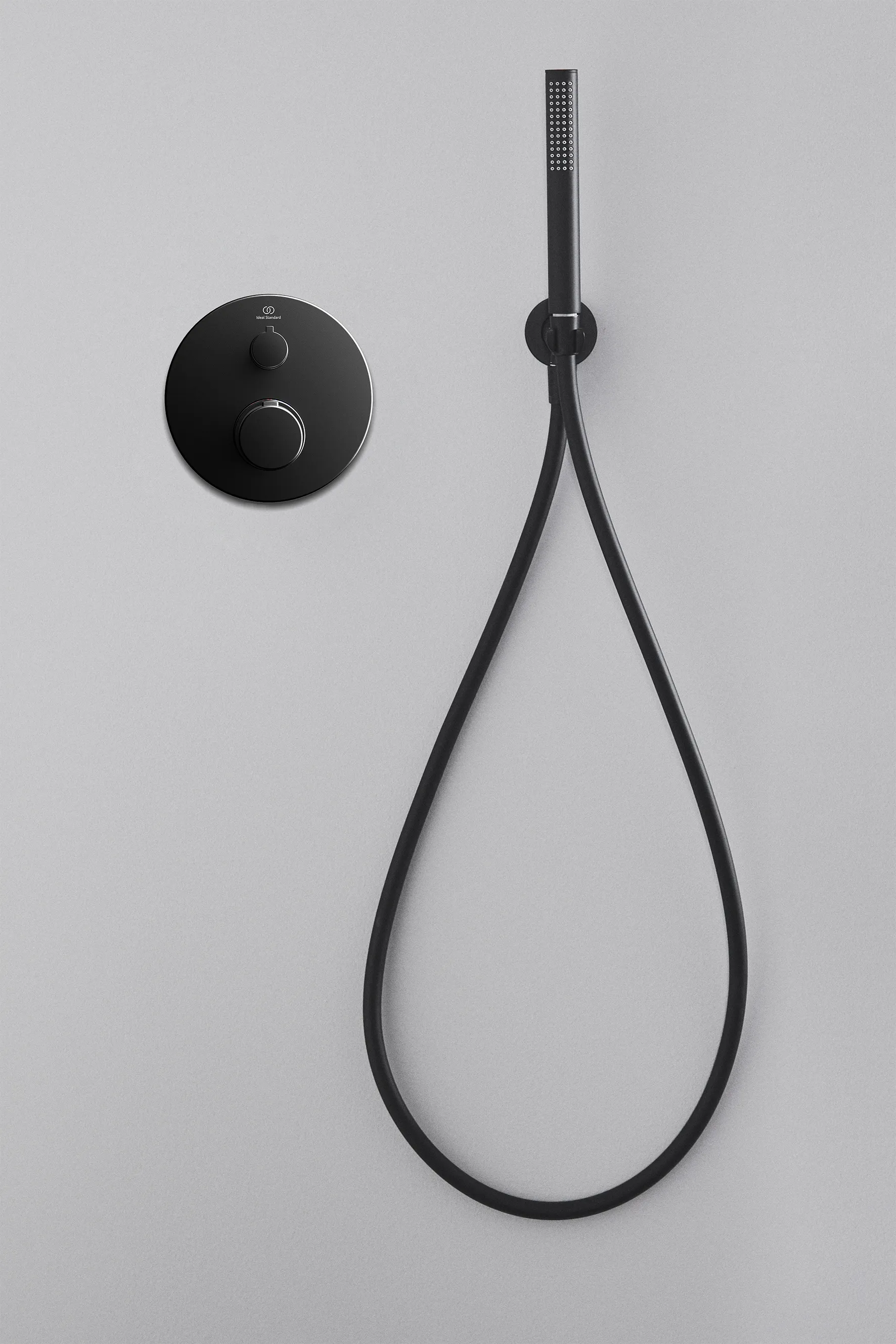 Ideal Standard Stabhandbrause Idealrain Silk Black, BC774XG