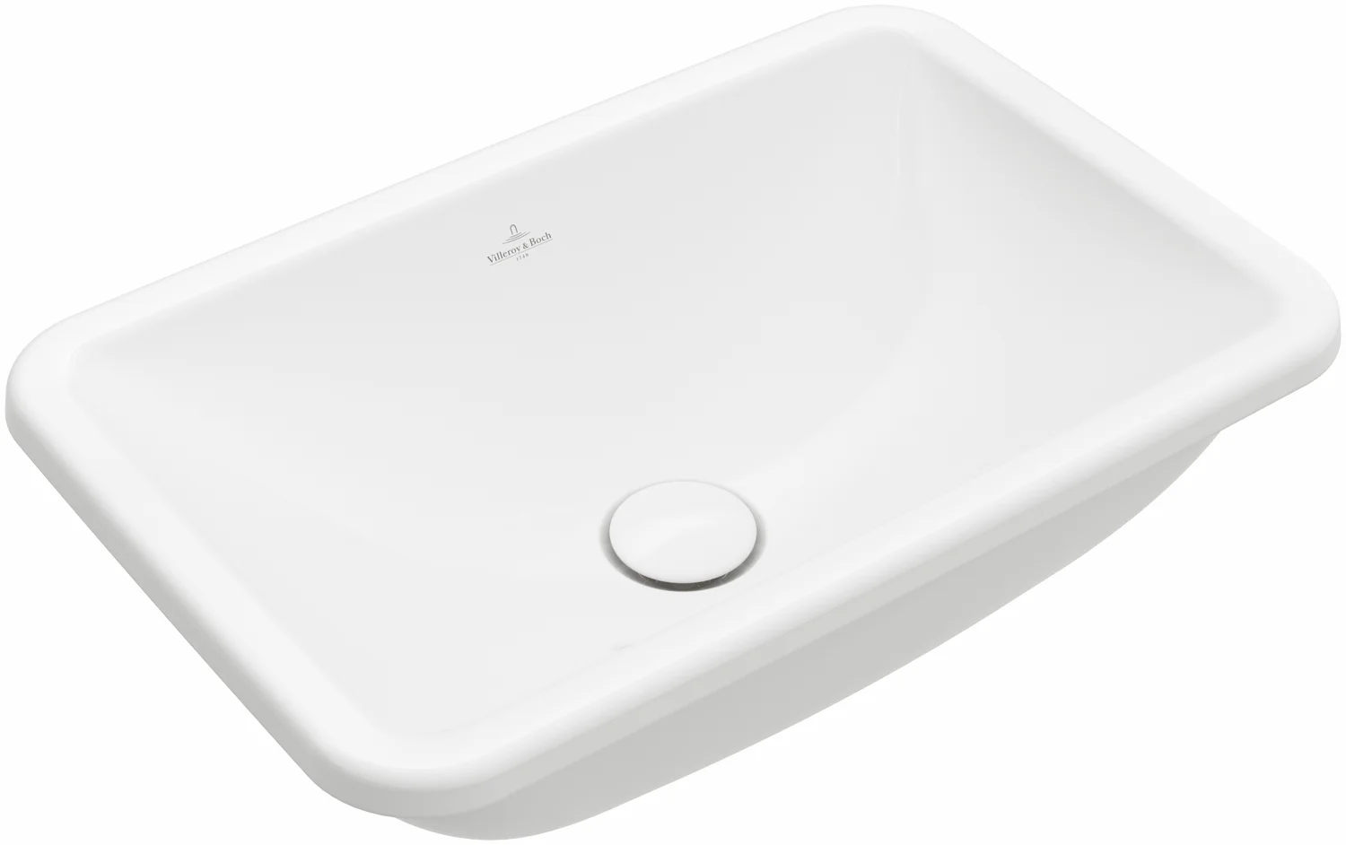 Villeroy & Boch Loop & Friends Einbauwaschbecken 600x405mm, Rechteck, Weiß Alpin Villeroy & Boch Loop & Friends Einbauwaschbecken 600x405mm, Rechteck, Weiß Alpin
