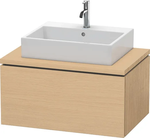 Duravit Waschtischunterschrank wandhängend „L-Cube“ 82 × 40 × 54,7 cm Eiche Natur