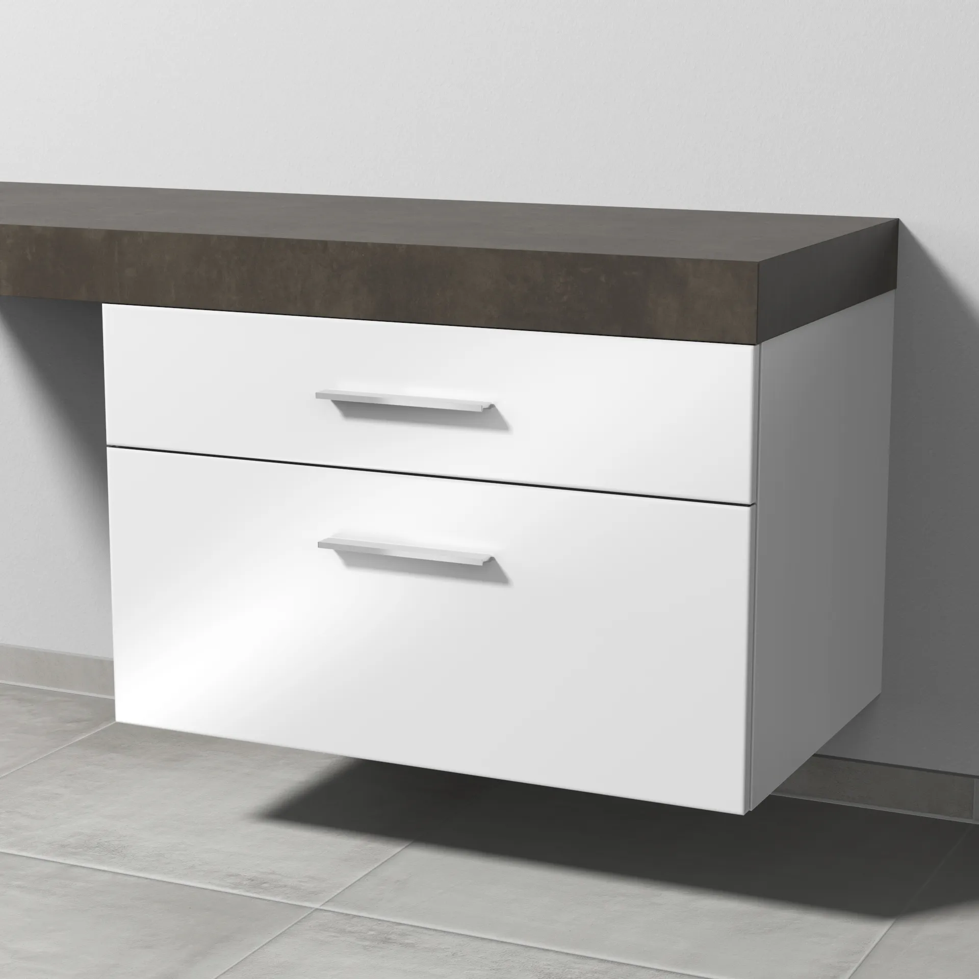 Sanipa Unterschrank „2morrow“ 800 × 510 × 520 mm in Weiß (glanz)