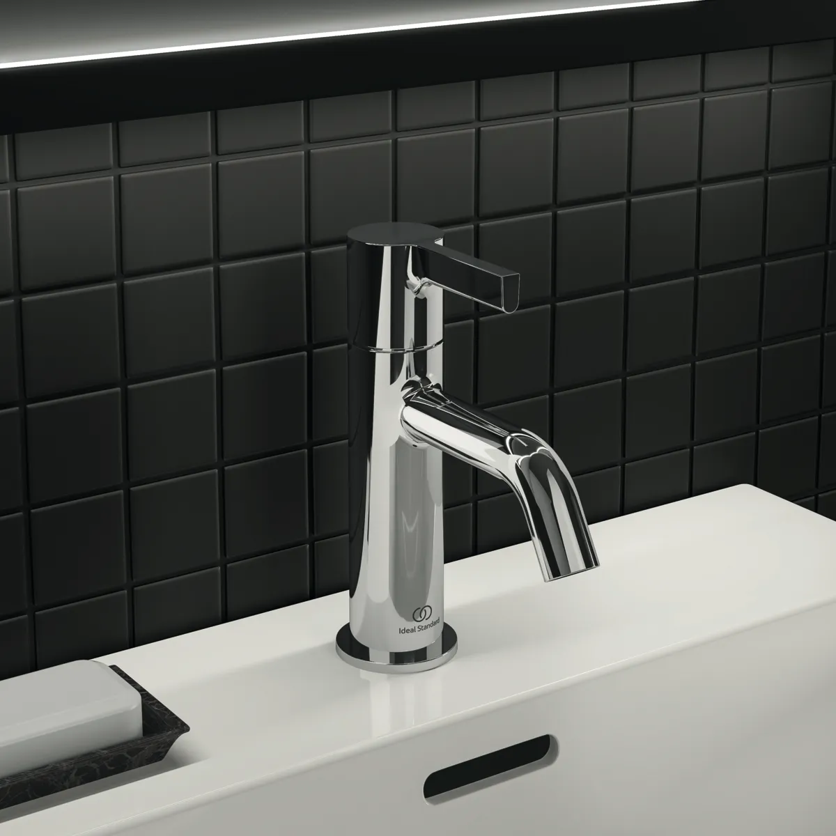 Ideal Standard Waschtischarmatur Joy Arm, Ausladung 110mm, Chrom Ideal Standard Waschtischarmatur Joy Arm, Ausladung 110mm, Chrom