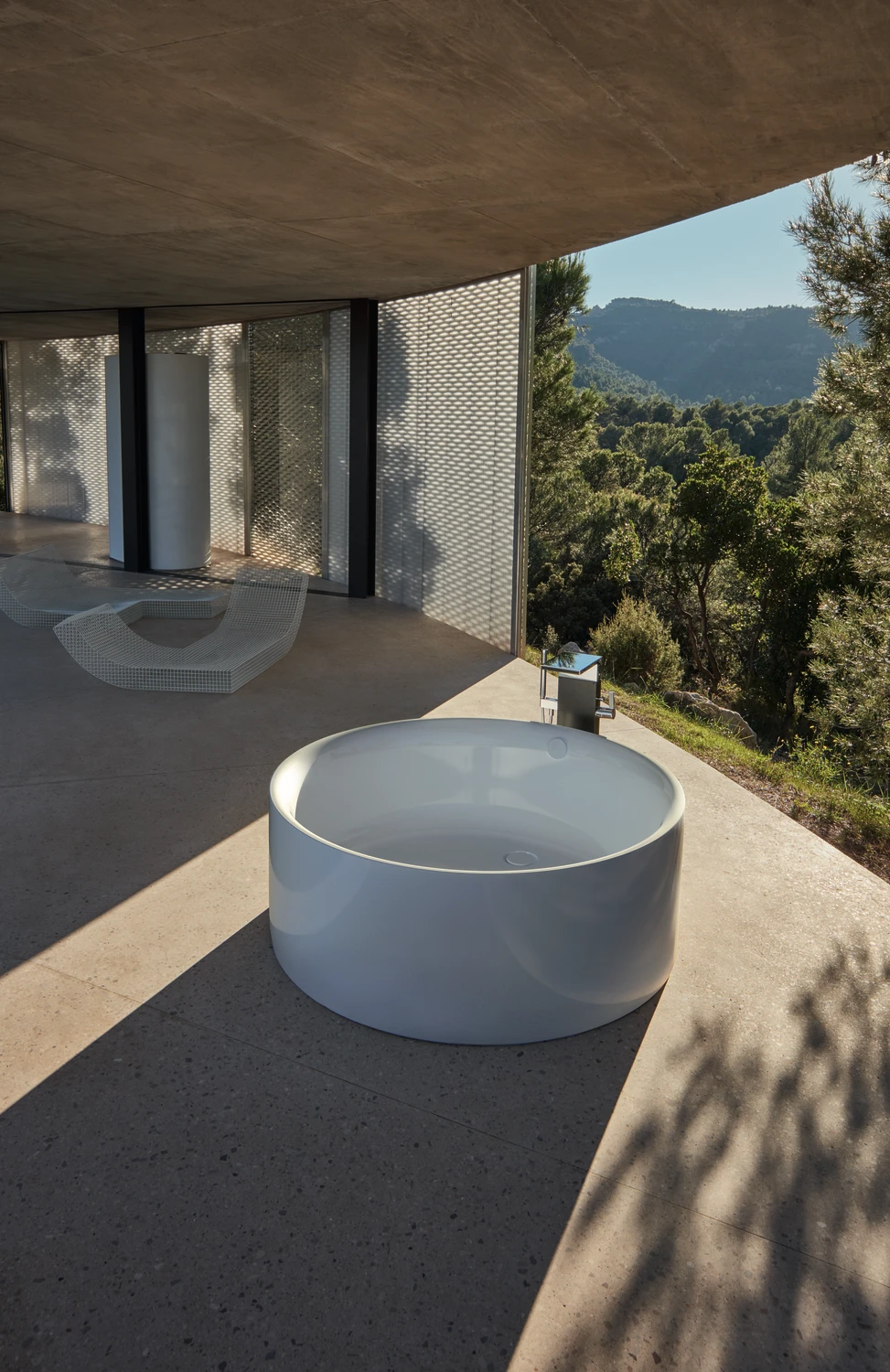 Bette rund Badewanne „BettePond Silhouette“ in Stone Bette rund Badewanne „BettePond Silhouette“ in Stone