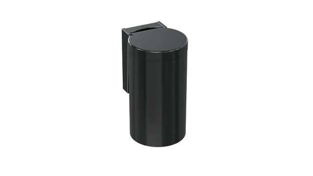 HEWI Abfalleimer „Serie 477“ 33 × 21 cm in Tiefschwarz