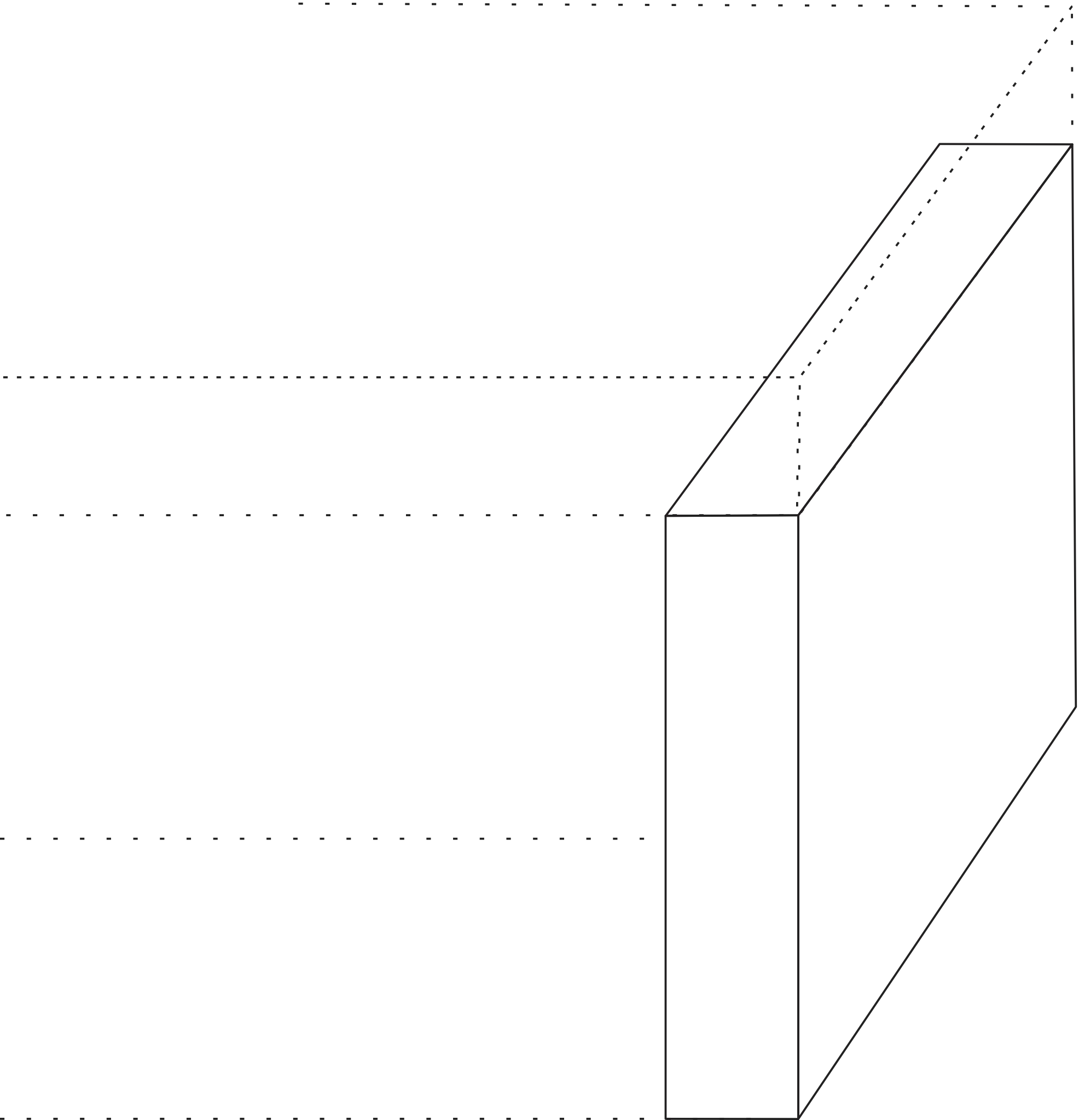 Konsolenplatte vertikal 2morrow (WT571) 340x85x520 Graphit-Matt