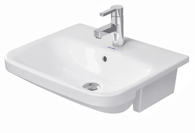 Einbauwaschtisch „DuraStyle“, mit Überlauf, Hahnlochposition mittig Einbauwaschtisch „DuraStyle“, mit Überlauf, Hahnlochposition mittig