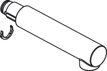 Ausziehauslauf Talis M54/Aquno Select M81 Spültischmischer chrom