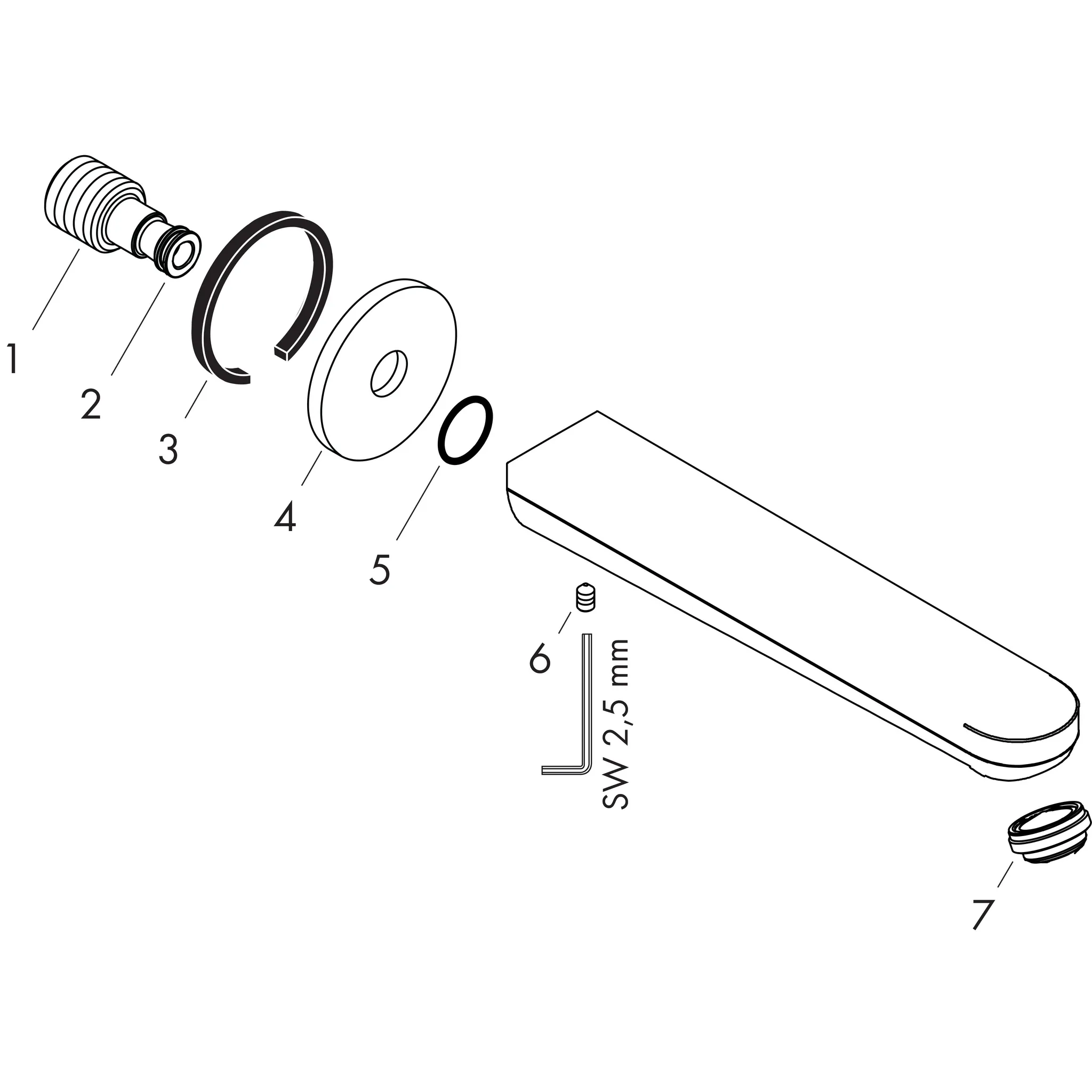 Hansgrohe Rebris S Wanneneinlauf, Chrom Hansgrohe Rebris S Wanneneinlauf, Chrom
