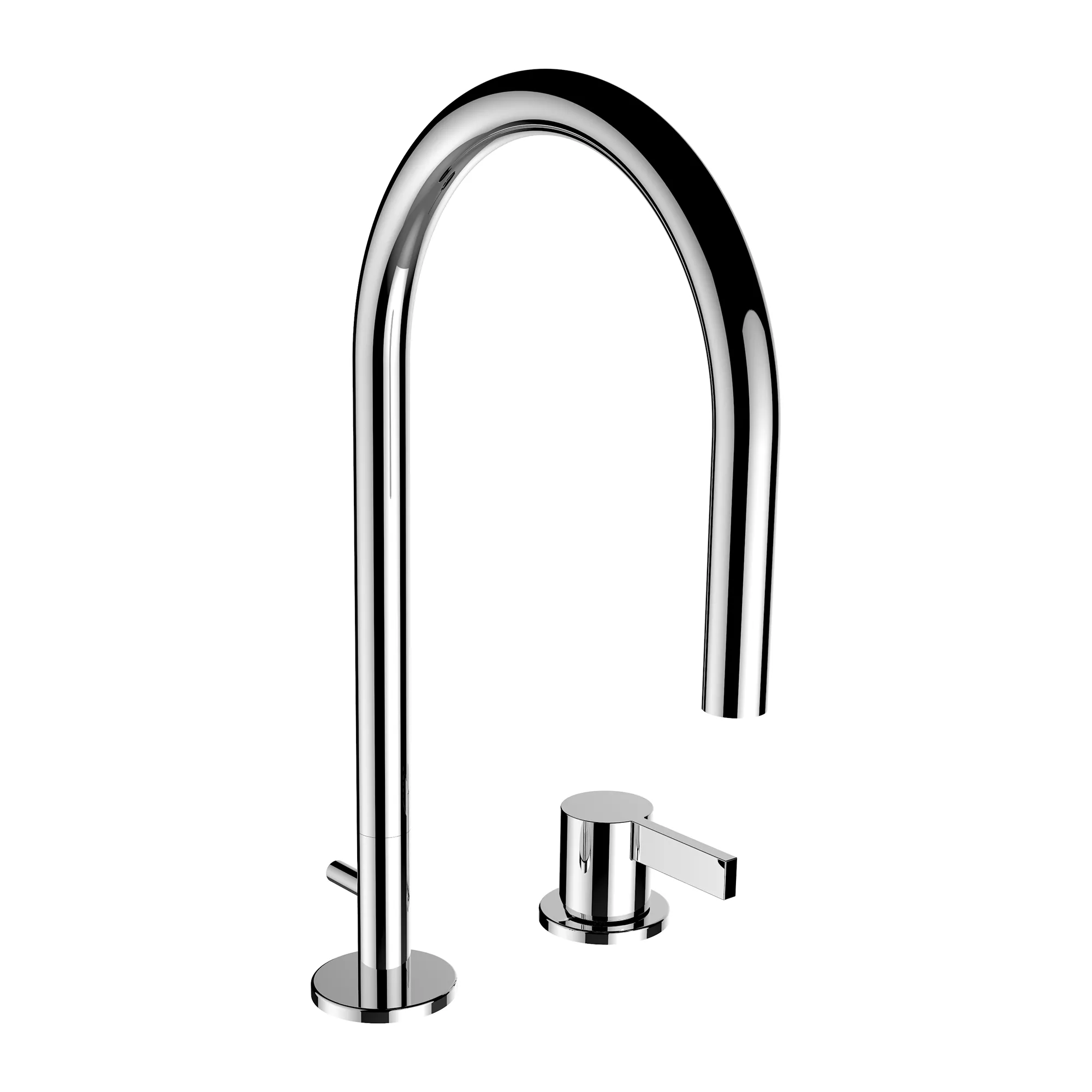 Laufen 2-Loch-Waschtischmischer Kartell Laufen Schwenkauslauf Ausladung 166 mm mit Ablaufventil chrom Laufen 2-Loch-Waschtischmischer Kartell Laufen Schwenkauslauf Ausladung 166 mm mit Ablaufventil chrom