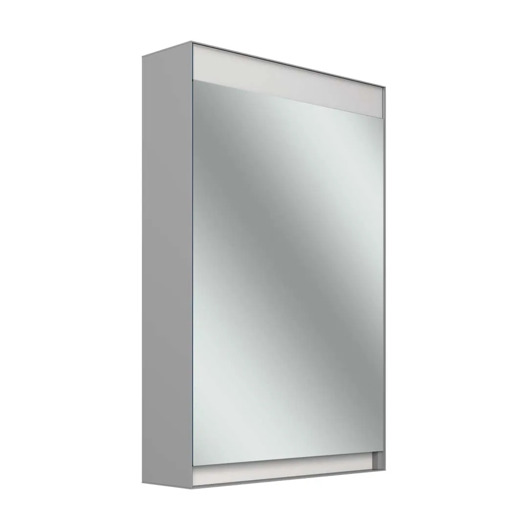 Schneider Spiegelschrank FILO HCL ALS1 50/1/HCL/L - Weiß, Aluminiumkorpus, LED-Beleuchtung (2000-6500K), Schweizer Ausführung Schneider Spiegelschrank FILO HCL ALS1 50/1/HCL/L - Weiß, Aluminiumkorpus, LED-Beleuchtung (2000-6500K), Schweizer Ausführung