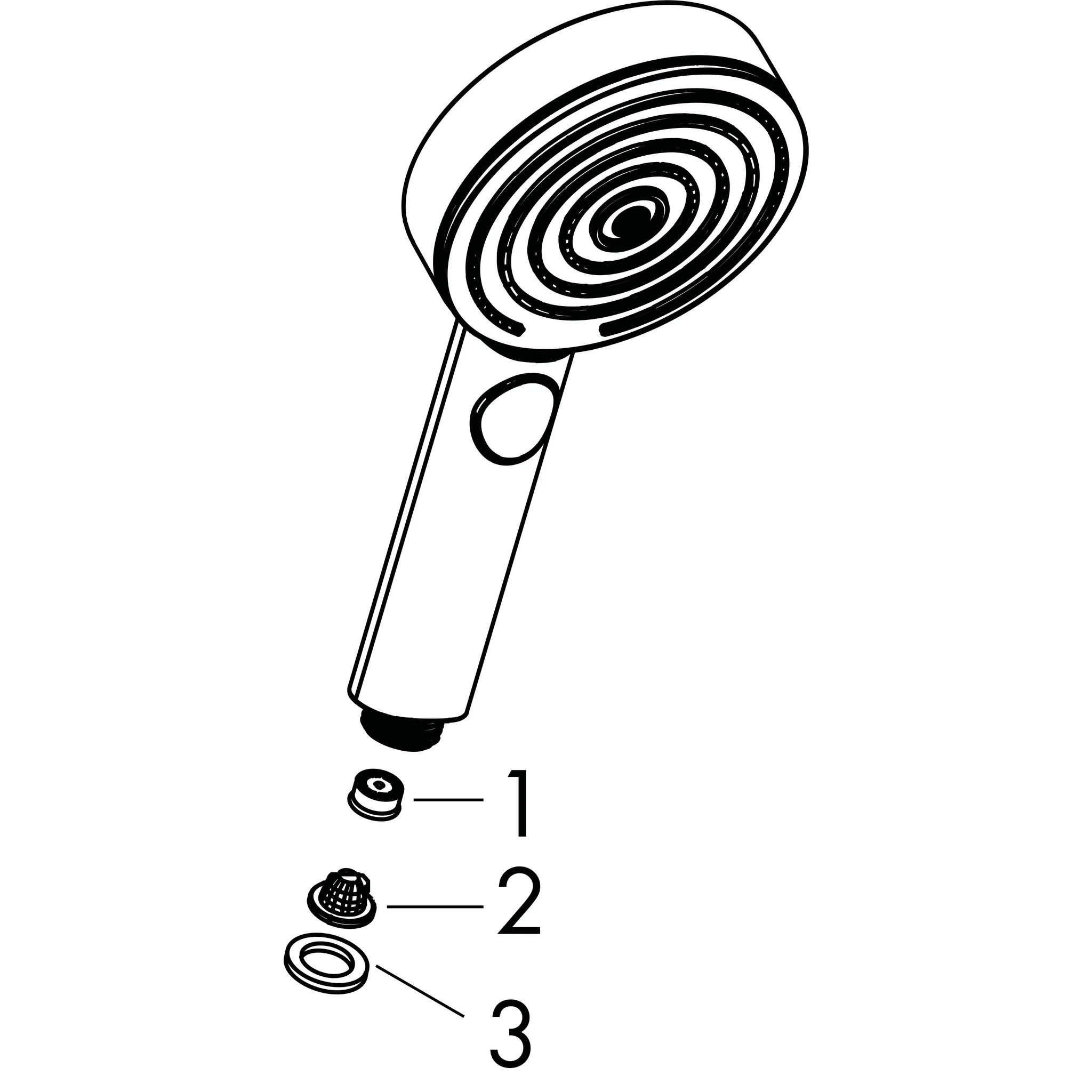 Handbrause Pulsify 105 3jet EcoSmart Relaxation chrom Handbrause Pulsify 105 3jet EcoSmart Relaxation chrom