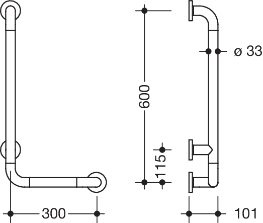 HEWI Haltegriff „Serie 801“