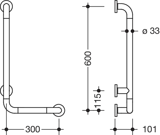 HEWI Haltegriff „Serie 801“ HEWI Haltegriff „Serie 801“