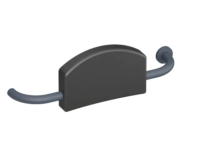 Rückenstütze Ser 801, matt, re, eins. Wandbef., SK-Griff reinweiß Rückenstütze Ser 801, matt, re, eins. Wandbef., SK-Griff reinweiß