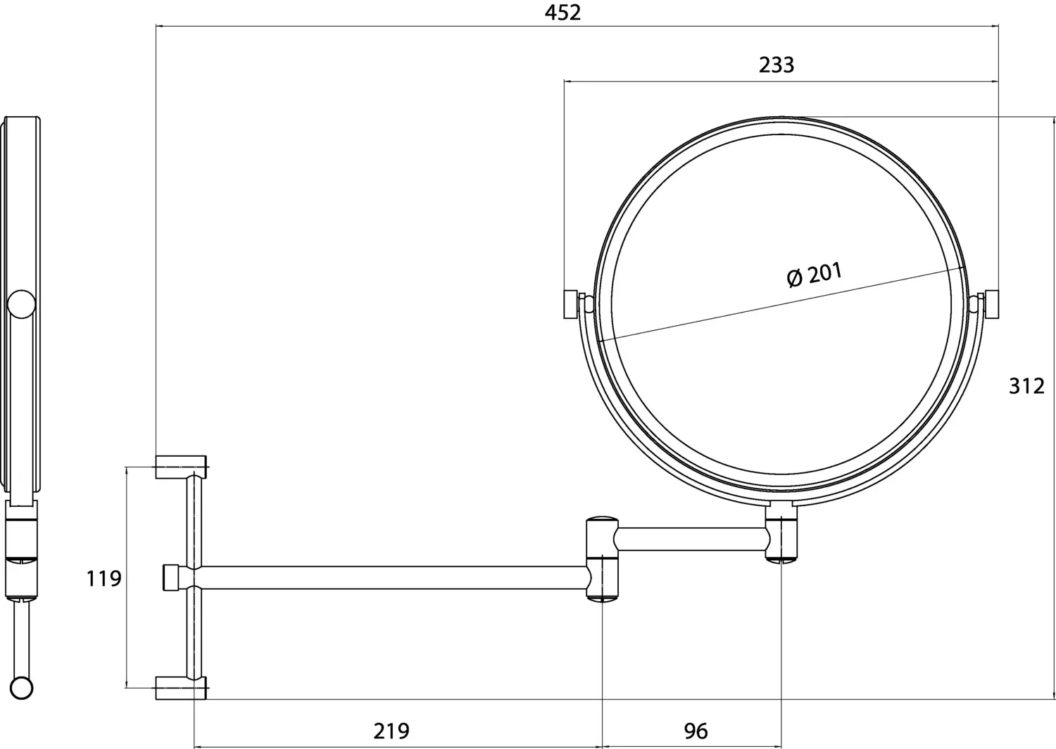 emco Kosmetikspiegel „pure“ Rund in chrom emco Kosmetikspiegel „pure“ Rund in chrom