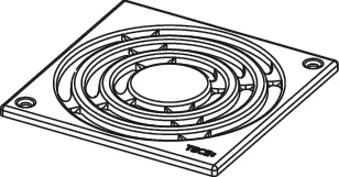 drainpoint S Designrost Edelstahl, 150 mm, verschraubbar drainpoint S Designrost Edelstahl, 150 mm, verschraubbar