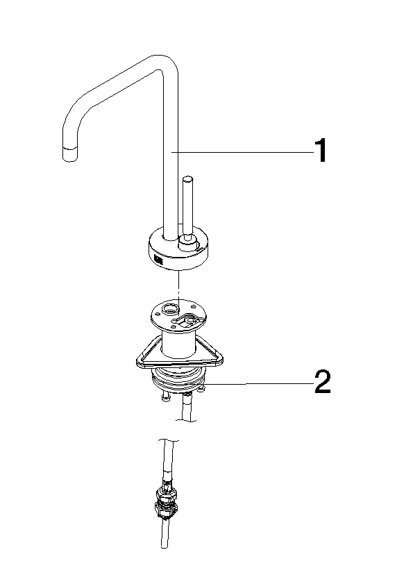 COLD WATER DISPENSER META SQUARE Chrom COLD WATER DISPENSER META SQUARE Chrom