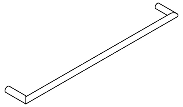 HEWI Handtuchhalter „System 162“ 61,8 cm