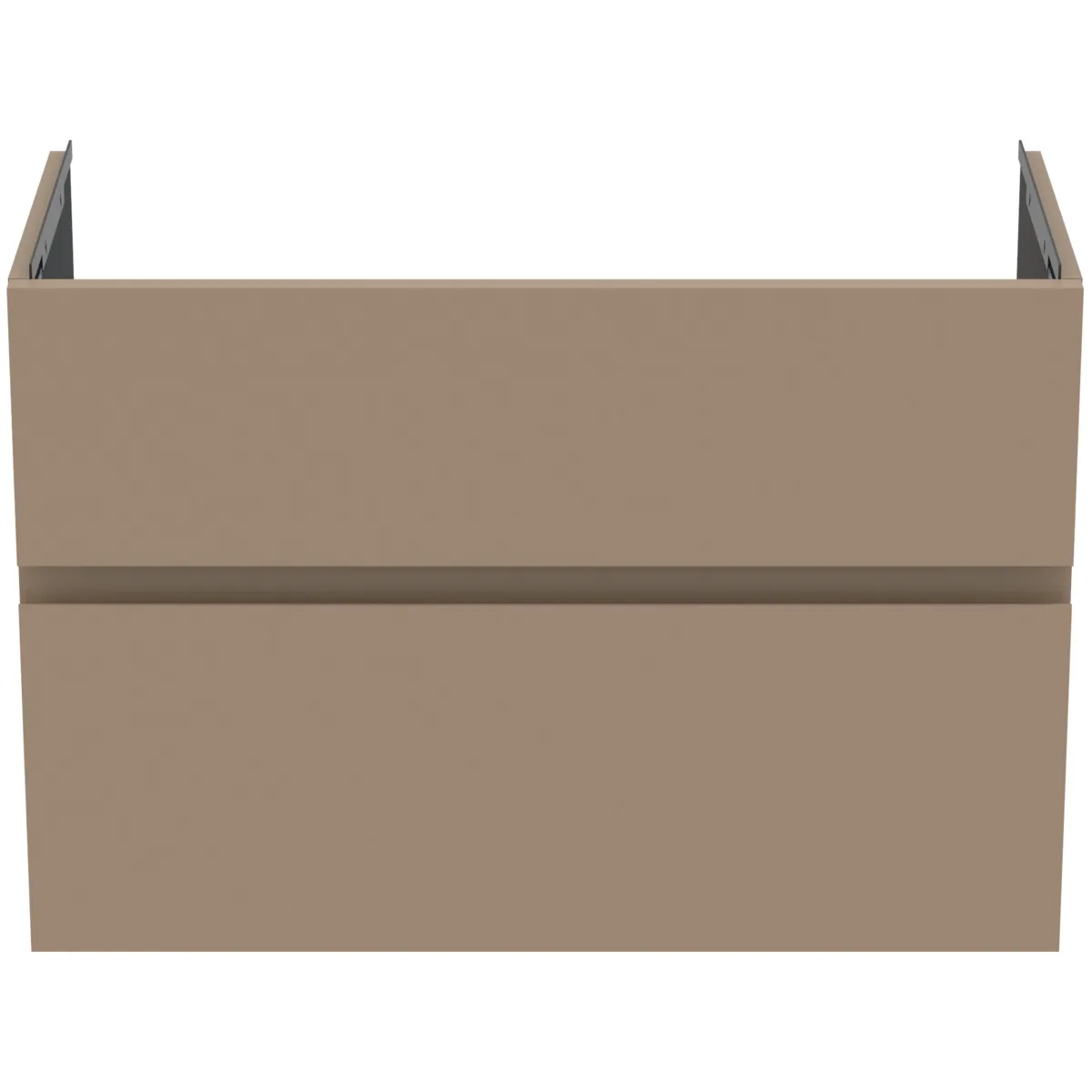 Ideal Standard Möbelwaschtischunterschrank Finesse 800x375x550mm 2 Auszüge Greige matt Ideal Standard Möbelwaschtischunterschrank Finesse 800x375x550mm 2 Auszüge Greige matt