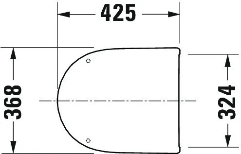 Duravit WC-Sitz „Qatego“ 36,8 × 42,5 × 4,4 cm