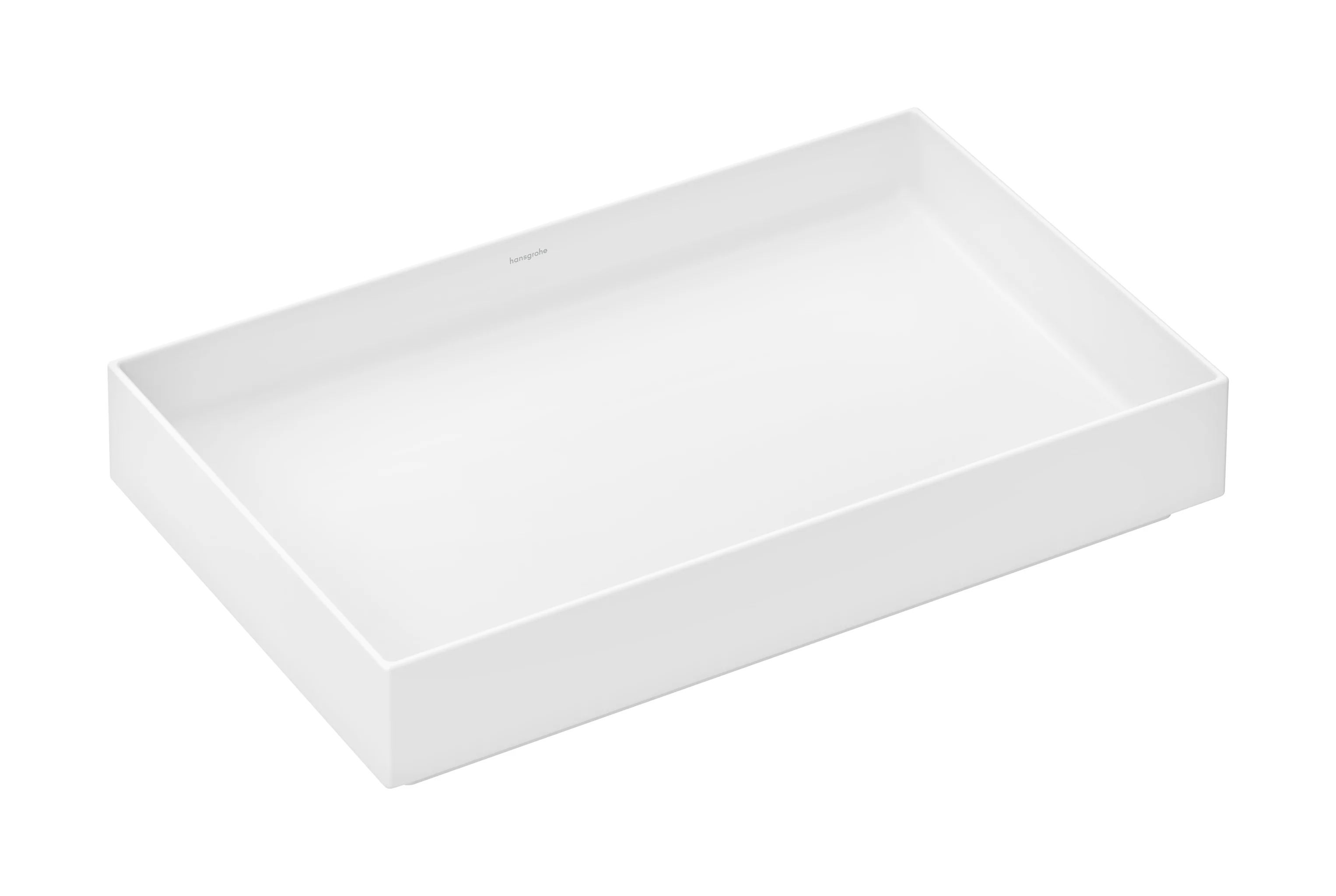 Hansgrohe Aufsatzwaschtisch Xuniva Evo E, matt, 650x400x120 mm, Beckeninnenhöhe 65 mm