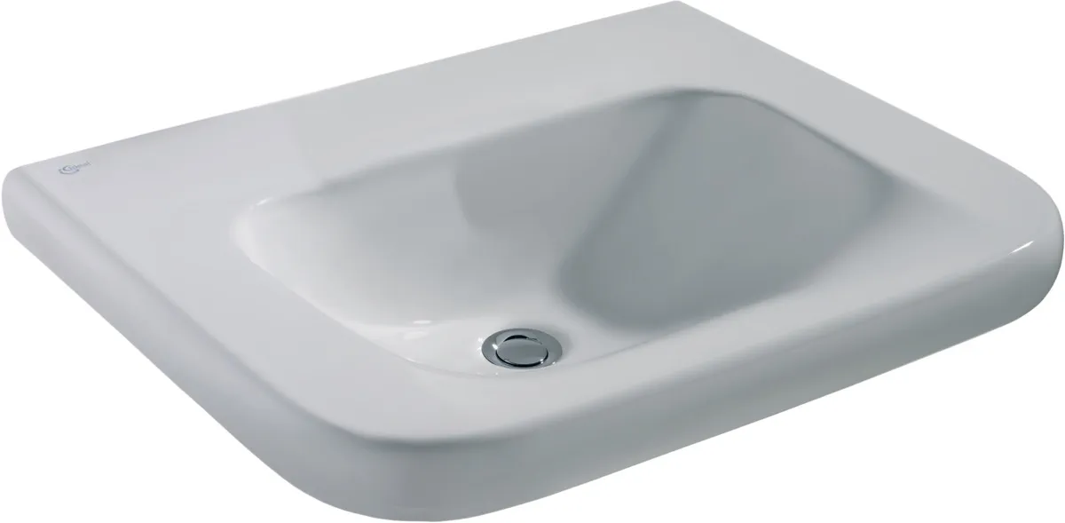 Waschbecken „Contour21“ 60 × 55,5 × 17,5 cm in Weiß