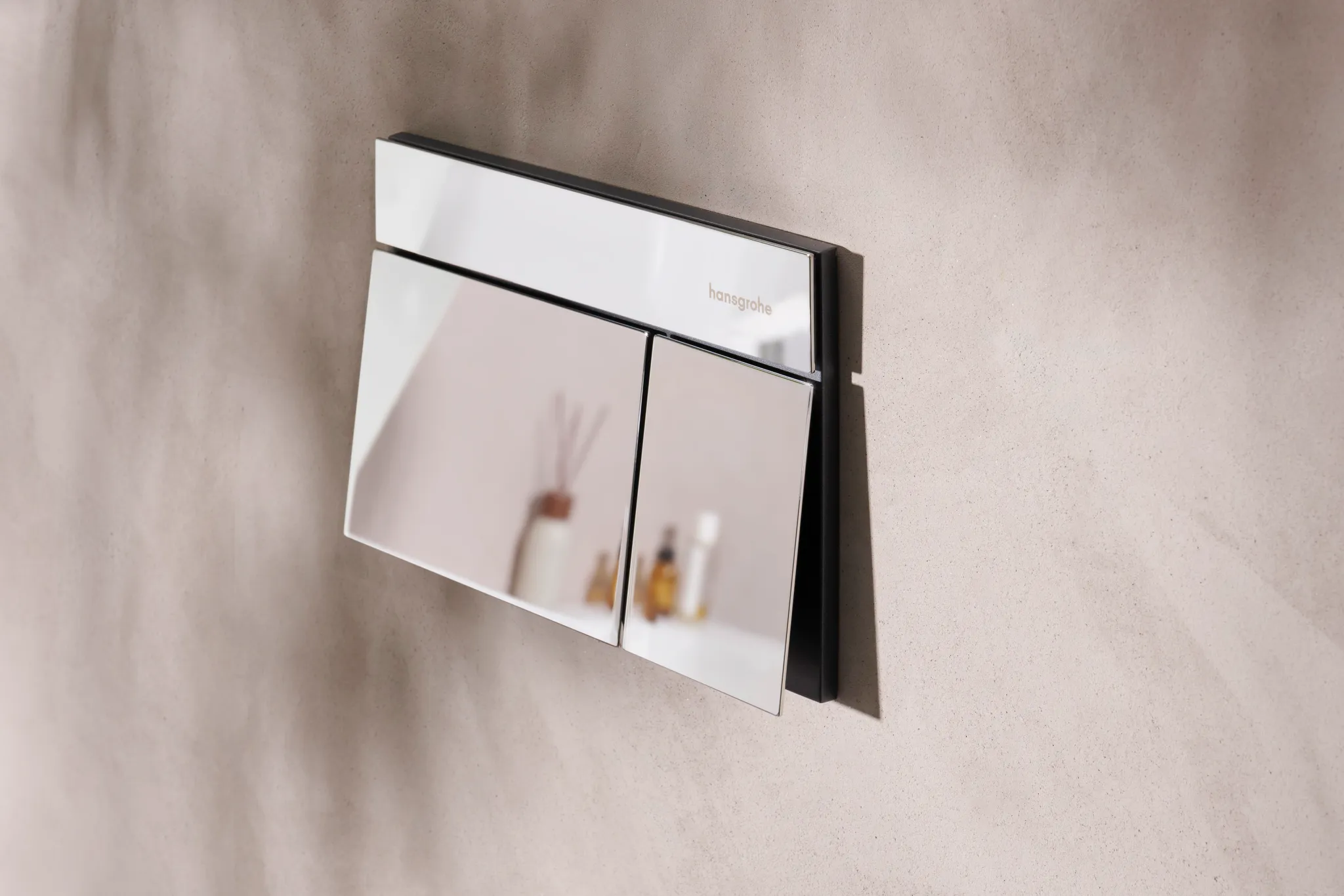 iFrame Element E Betätigungsplatte für 2-Mengen-Spülung, Chrom