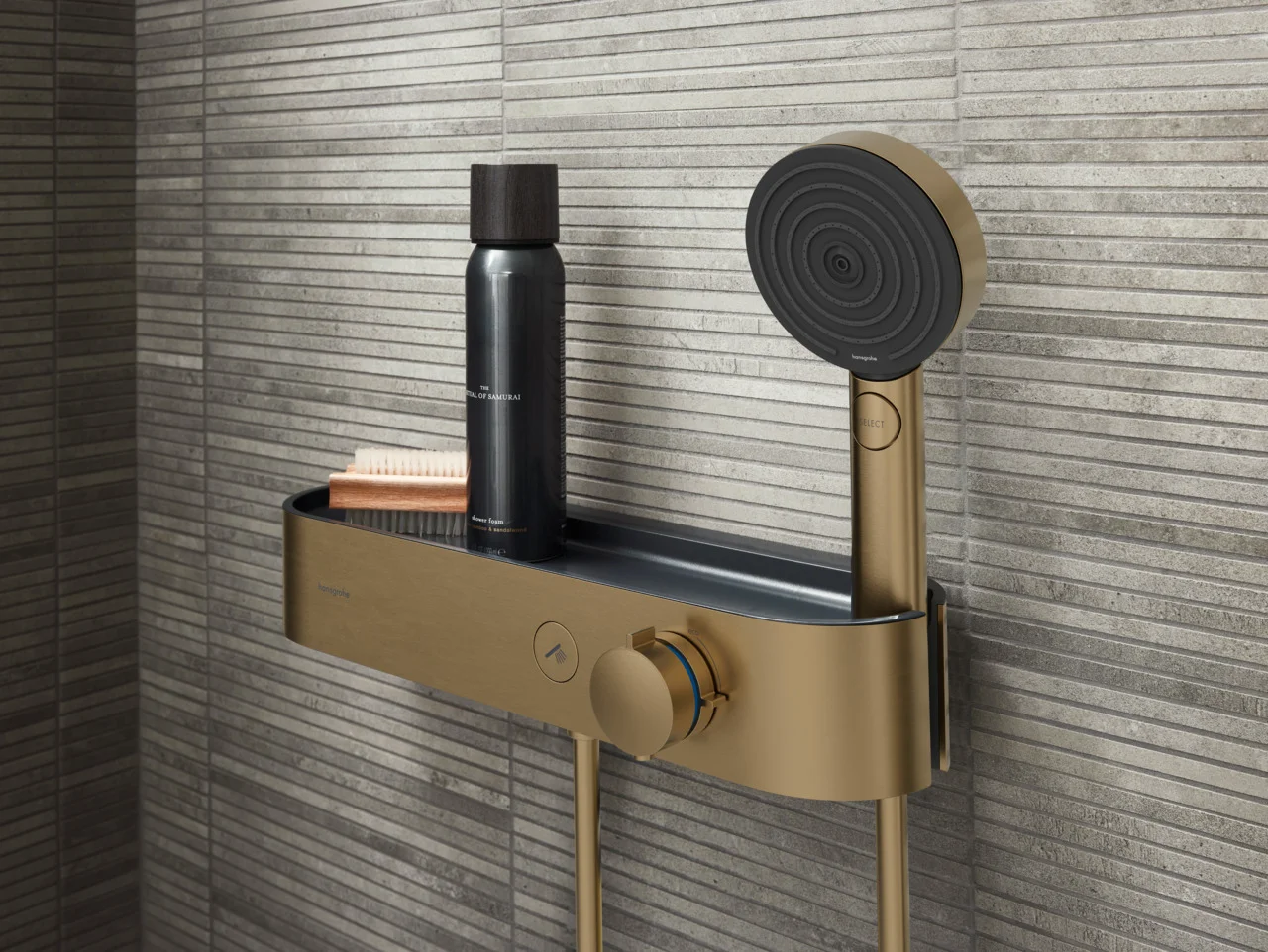Hansgrohe ShowerTablet Select Brausethermostat 400 Aufputz, Brushed Bronze, DN15, 1 Verbraucher, Temperatur- und Volumensteuerung, CoolContact, max. Durchfluss 16,3 l/min, min./max. Betriebsdruck 1/10 bar Hansgrohe ShowerTablet Select Brausethermostat 400 Aufputz, Brushed Bronze, DN15, 1 Verbraucher, Temperatur- und Volumensteuerung, CoolContact, max. Durchfluss 16,3 l/min, min./max. Betriebsdruck 1/10 bar