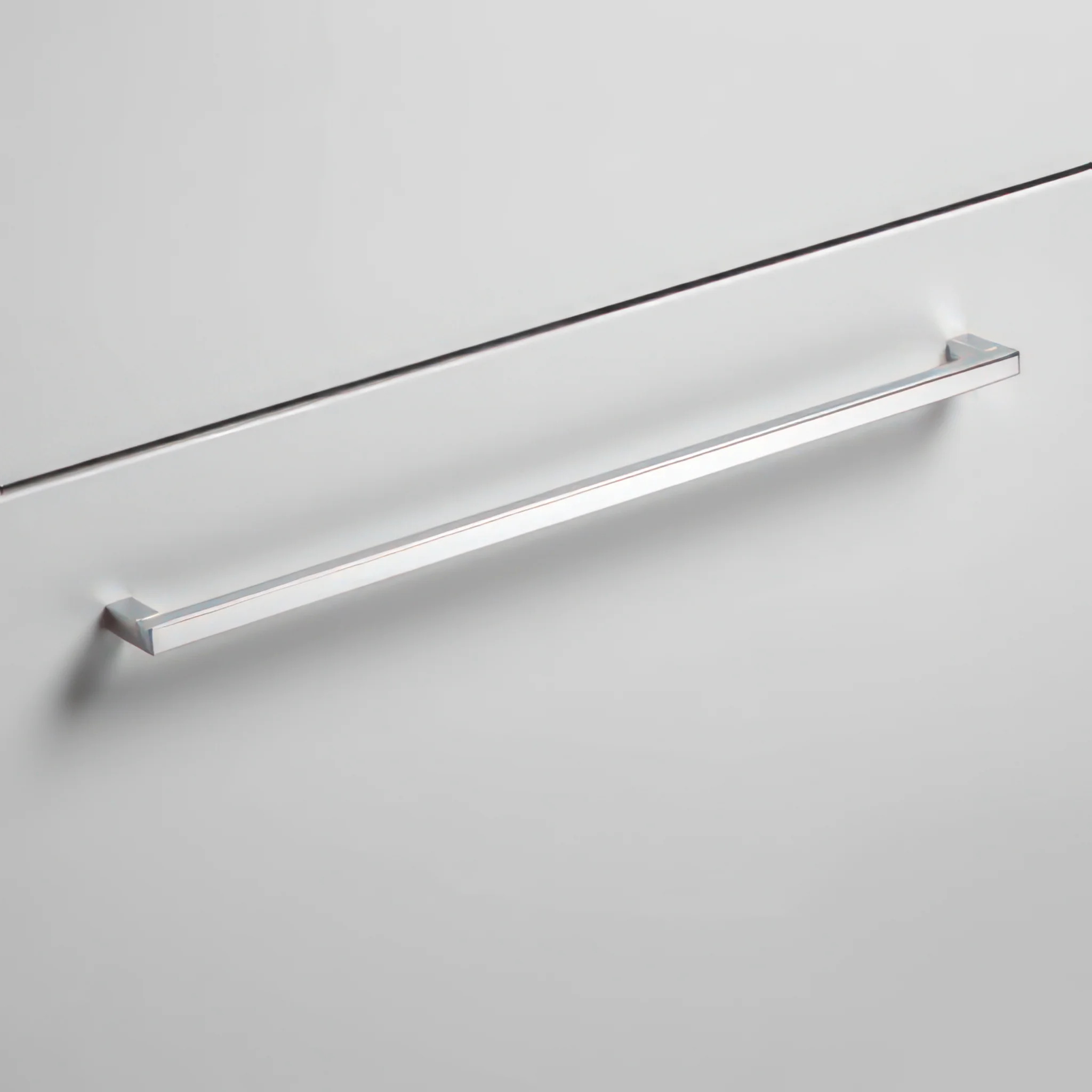 Stangengriff: chrom burgbad Hochschrank „Sys30“ 340 × 960 × 360 mm in Anthrazit Hochglanz