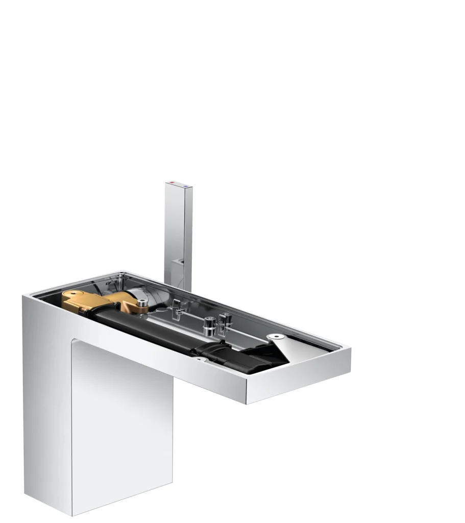 Hansgrohe AXOR MyEdition Einhebel-Waschtischmischer 110, Chrom, Ausladung 150 mm, Auslaufhöhe 110 mm, PowderRain Strahlart, max. Durchflussmenge 5 l/min Hansgrohe AXOR MyEdition Einhebel-Waschtischmischer 110, Chrom, Ausladung 150 mm, Auslaufhöhe 110 mm, PowderRain Strahlart, max. Durchflussmenge 5 l/min
