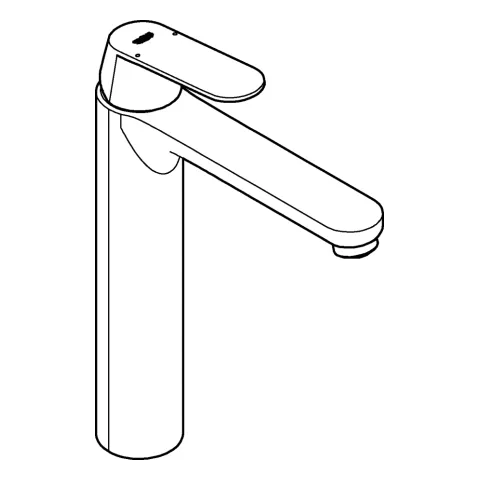 Grohe Eurosmart Cosmopolitan Einhand-Waschtischbatterie, ½ XL-Size, Einlochmontage, chrom Grohe Eurosmart Cosmopolitan Einhand-Waschtischbatterie, ½ XL-Size, Einlochmontage, chrom