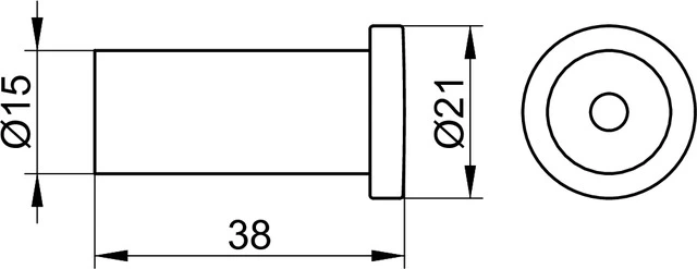 Keuco Plan 14916170000 Handtuchhaken 38 mm silber-eloxiert, Sonderangebot  Keuco Plan 14916170000 Handtuchhaken 38 mm silber-eloxiert, Sonderangebot