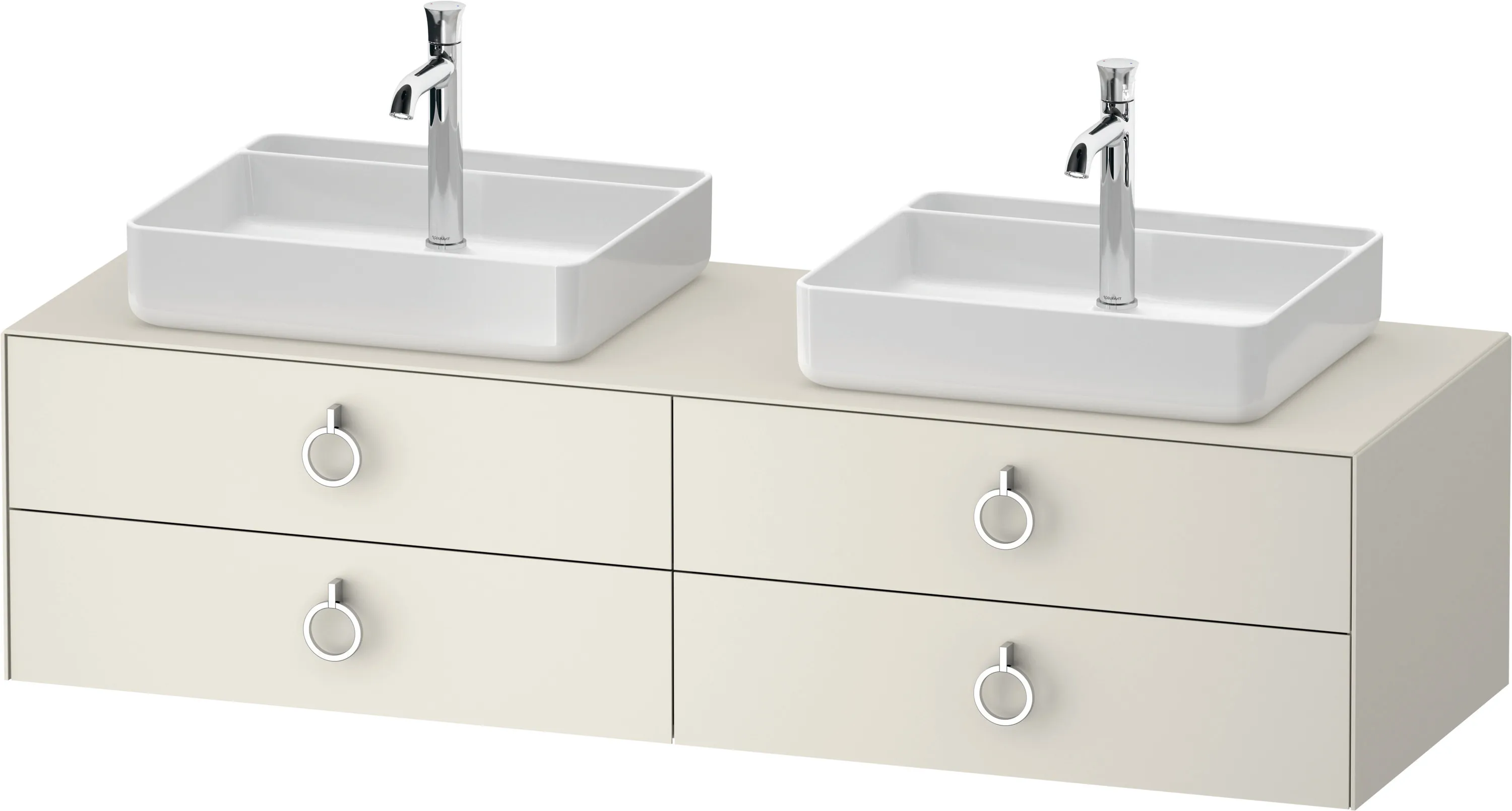 Duravit Waschtischunterschrank wandhängend „White Tulip“ 160 × 40,8 × 55 cm Duravit Waschtischunterschrank wandhängend „White Tulip“ 160 × 40,8 × 55 cm