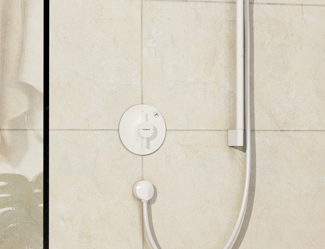 Hansgrohe DuoTurn S Mischer Unterputz 1 Verbraucher, mattweiß