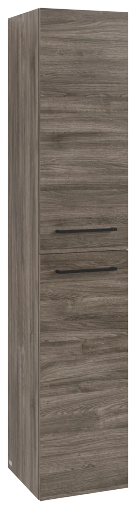 Villeroy & Boch Hochschrank Avento, Eckig, Stone Oak, 346x1760x370 mm, 2 Türen, SoftClosing, Wandmontage Villeroy & Boch Hochschrank Avento, Eckig, Stone Oak, 346x1760x370 mm, 2 Türen, SoftClosing, Wandmontage