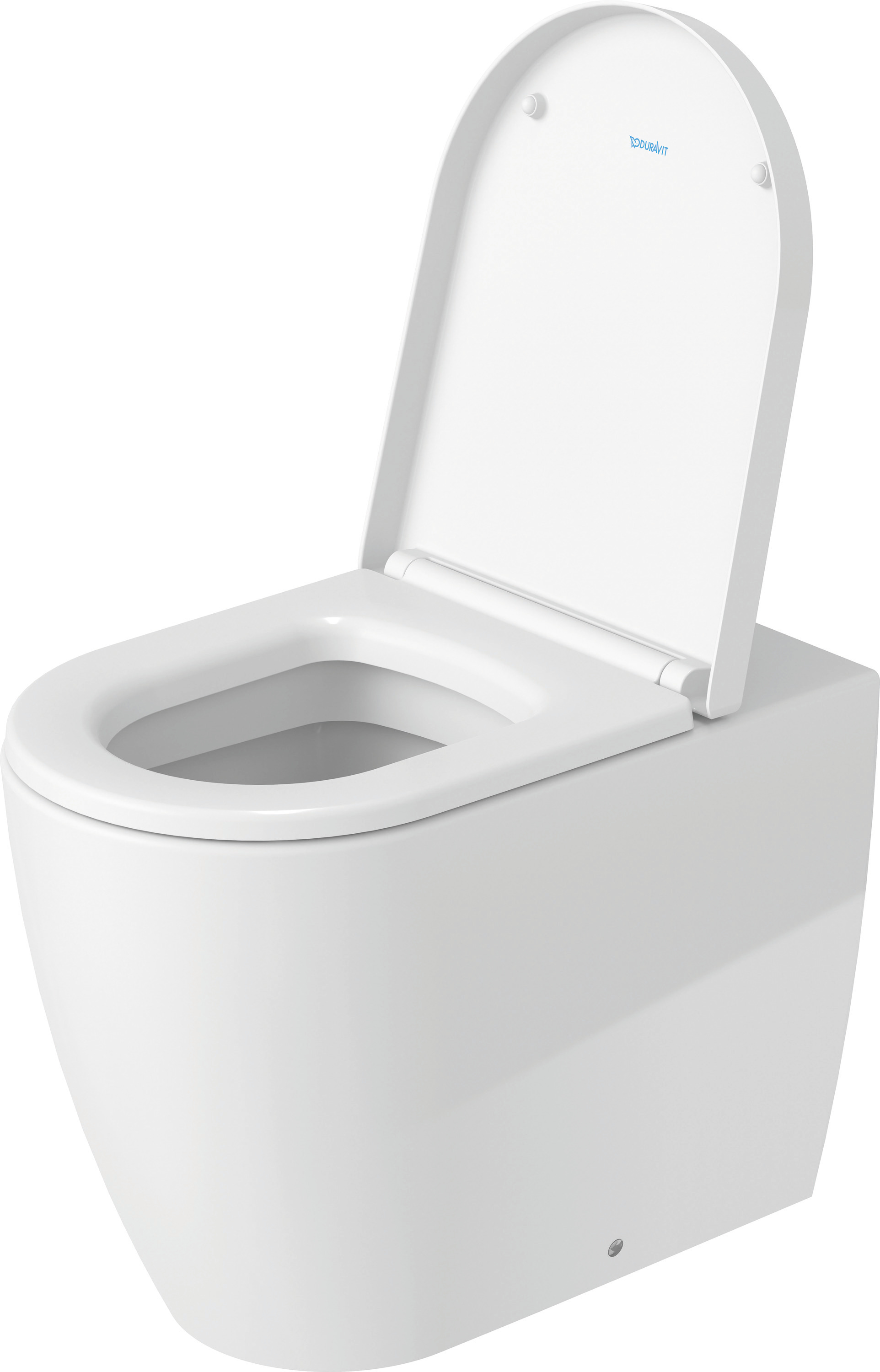 Stand-Tiefspül-WC back to wall „ME by Starck“ 37 × 40 × 60 cm in mit HygieneGlaze