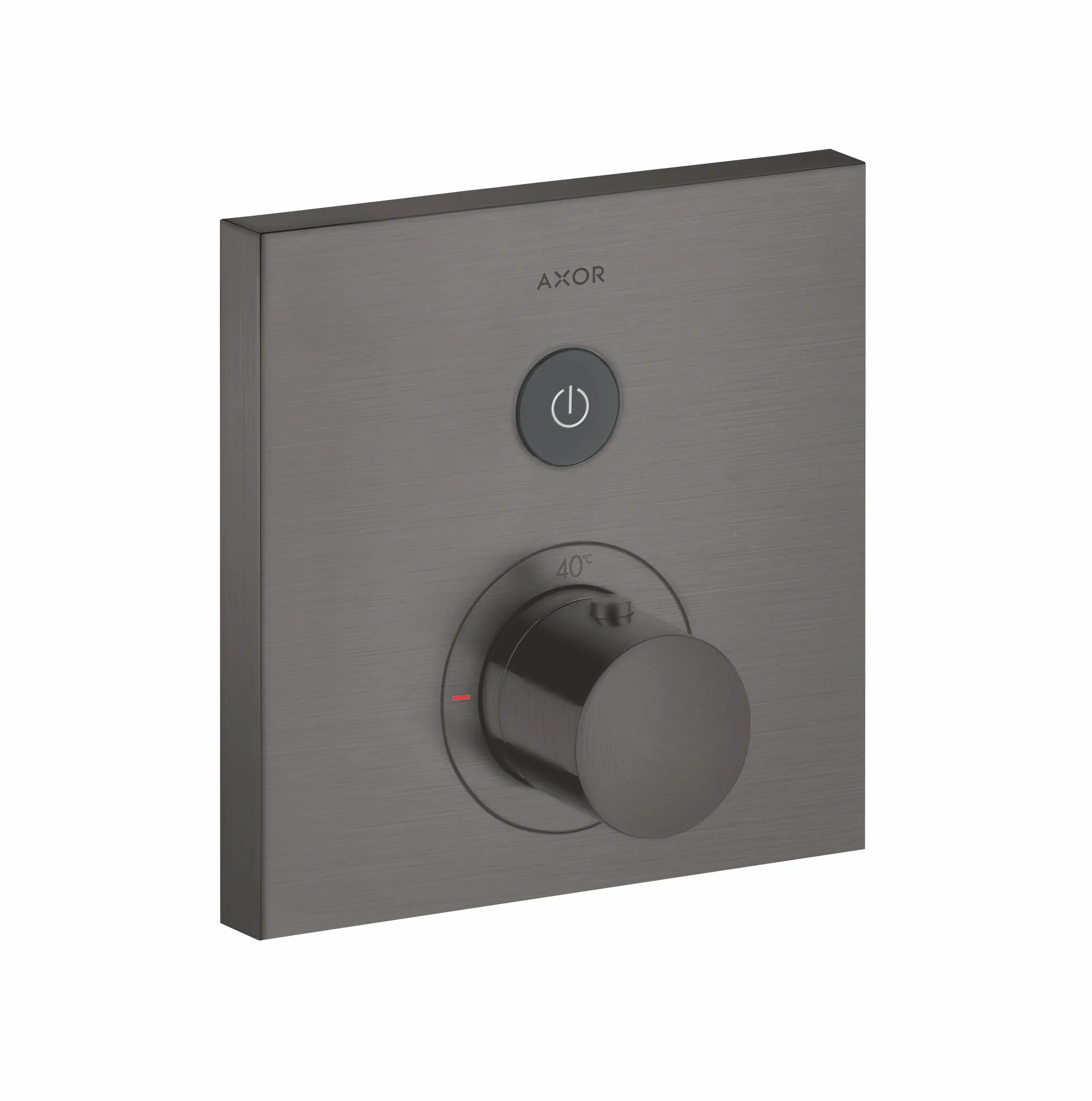 Hansgrohe AXOR ShowerSelect Thermostat Unterputz eckig für 1 Verbraucher, Brushed Black Chrome Hansgrohe AXOR ShowerSelect Thermostat Unterputz eckig für 1 Verbraucher, Brushed Black Chrome