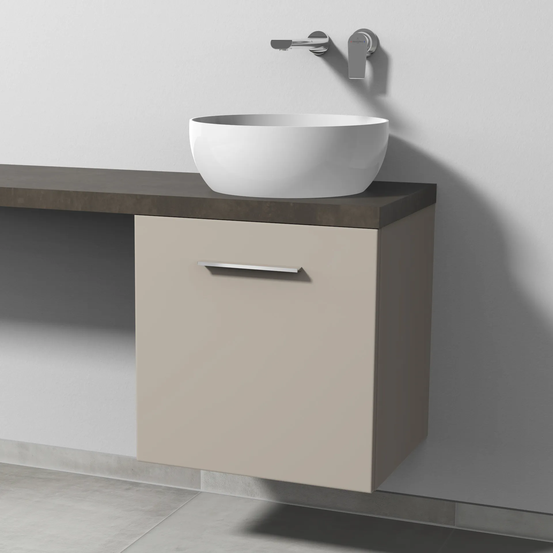 Sanipa Waschtischunterschrank „2morrow“ 500 × 510 × 420 mm in Kaschmir (matt)