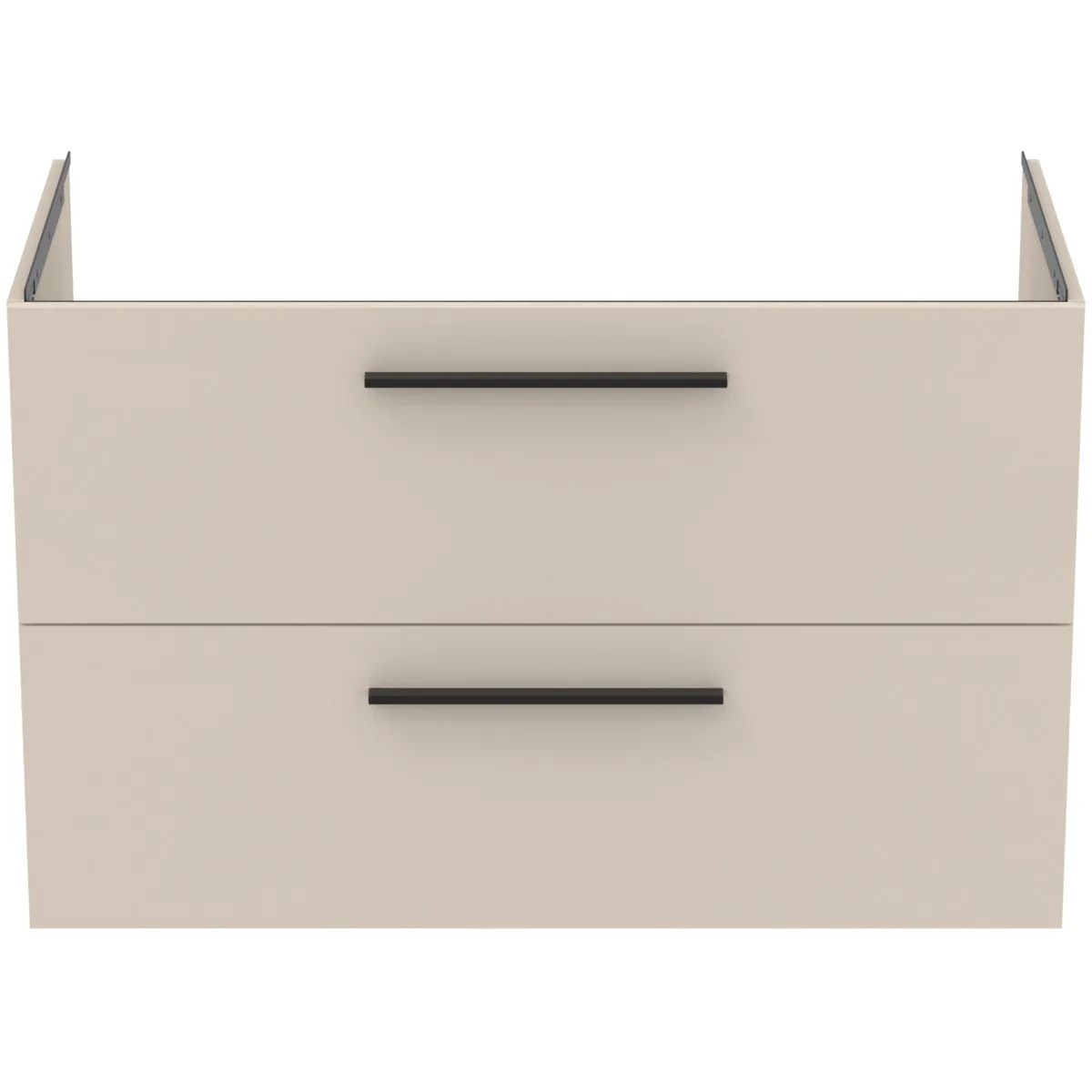 Möbelwaschtischunterschrank i.life B 2 Auszüge Siphonausschnitt auf der linken Seite 1000x505x630mm Weiß matt Möbelwaschtischunterschrank i.life B 2 Auszüge Siphonausschnitt auf der linken Seite 1000x505x630mm Weiß matt